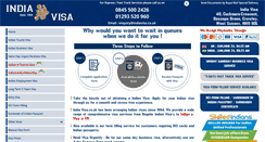 Desktop Screenshot of indiavisa.co.uk