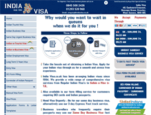 Tablet Screenshot of indiavisa.co.uk